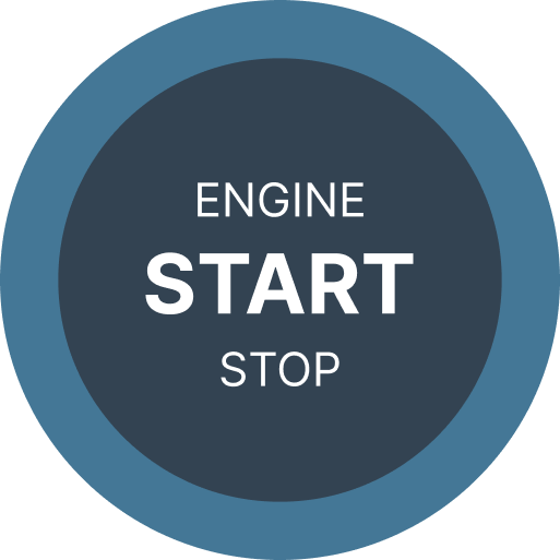 Engine start button graphic